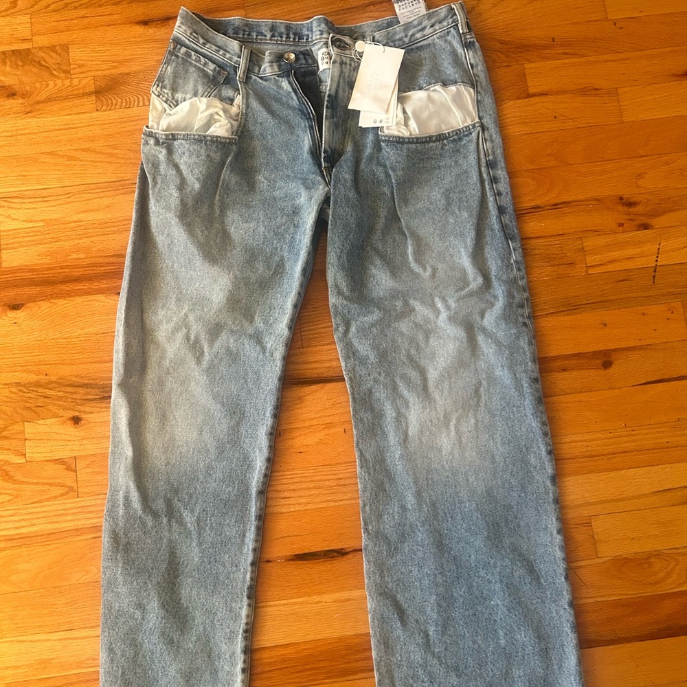 Maison Margiela Blue Straight Jeans